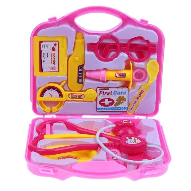 Children Doctor Nurse Portable Suitcase