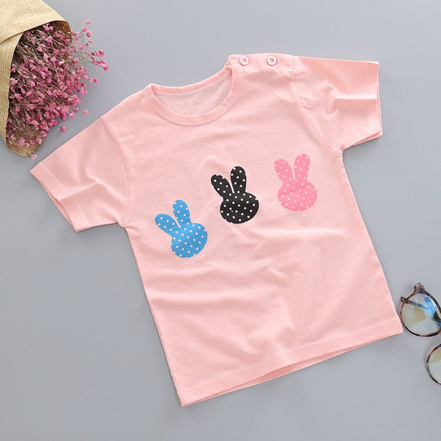 Donut Print Cotton T-shirts