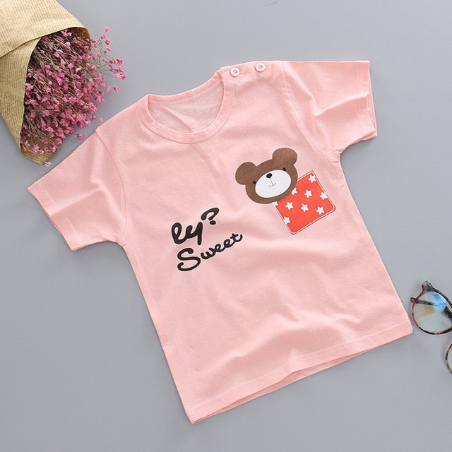 Donut Print Cotton T-shirts