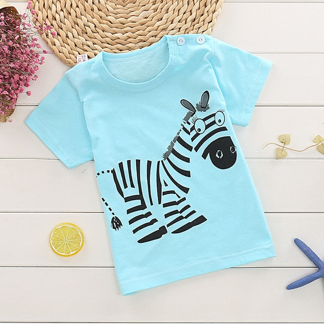 Donut Print Cotton T-shirts