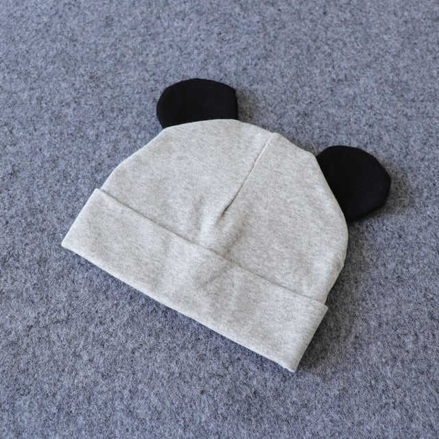Newborn Baby Hat With Ears Cotton Warm